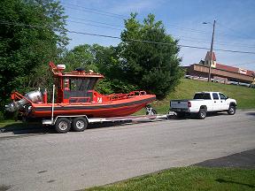 boat and trailer shipping